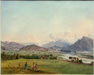 Vue de Salzbourg - Rudolf von Alt